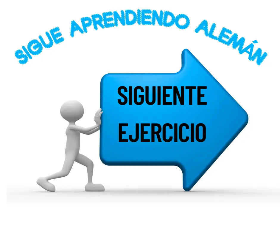flecha azul con texto siguiente ejercicio